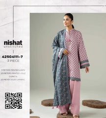 3-piece unstitched outfit from Nishat