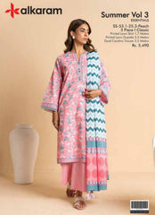3-piece unstitched outfit from alkaram